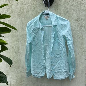 Merona Striped Button Down Shirt Size S